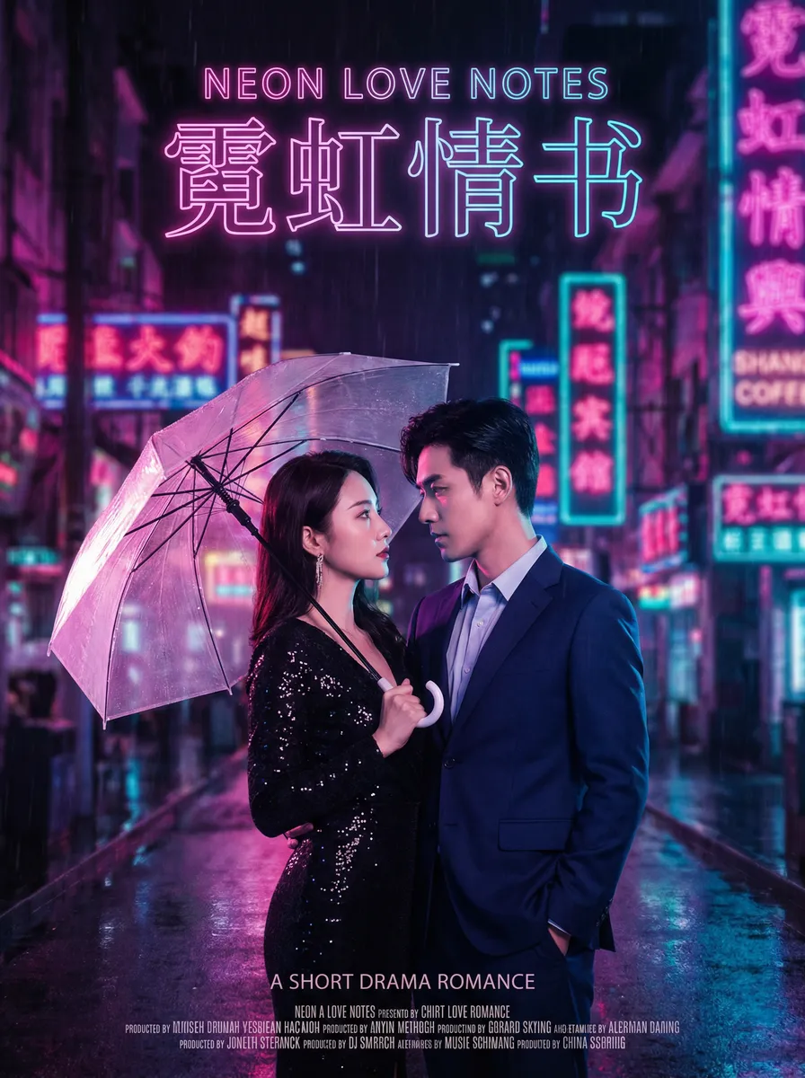 AI人脸替换鞠婧祎造梦视频 热播都市爱情短剧 - 霓虹情书海报